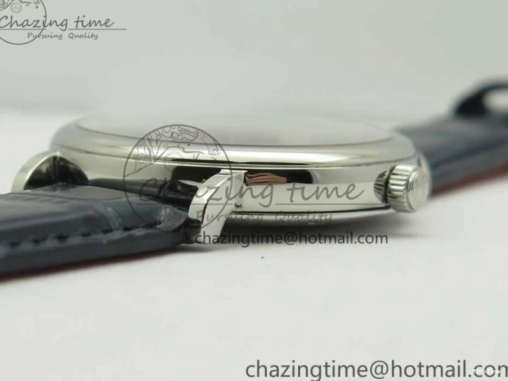 MIROTIME 0419 Portofino Automatic SS FKF 1:1 Best Edition Blue Dial on Blue Leather Strap A Cozy 7133